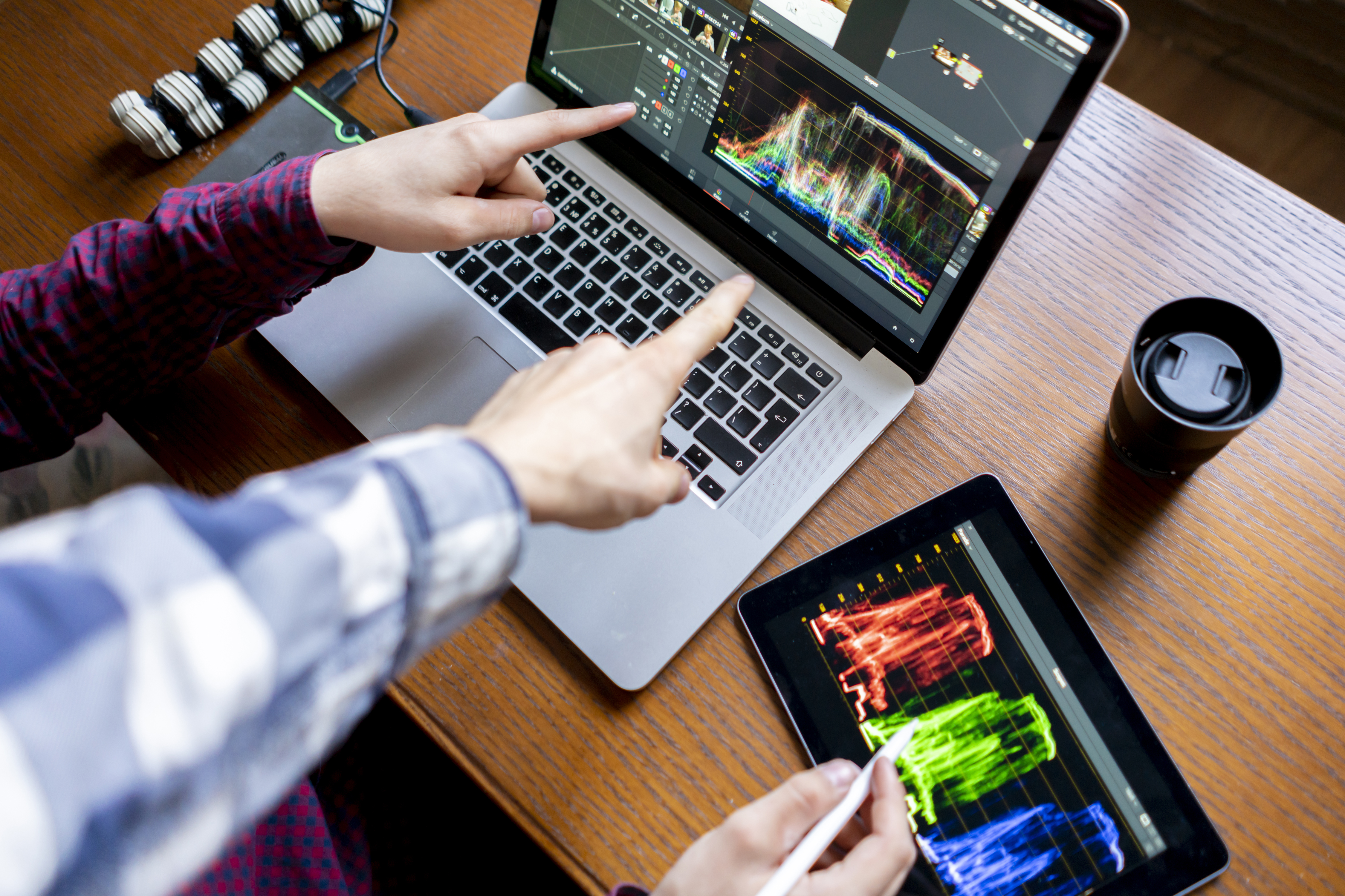 Tech on Galaxy creative team at work